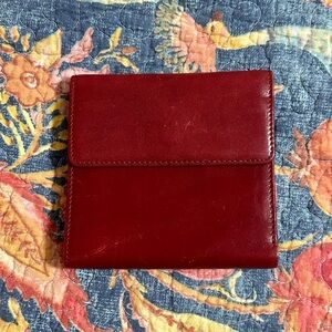 Brahmin Vintage Topsail Leather Wallet